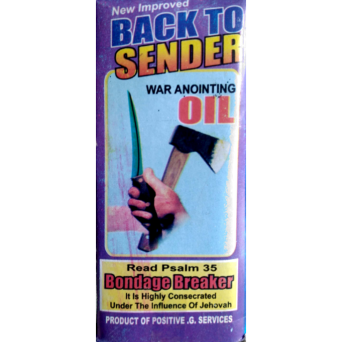 Back To Sender Oil